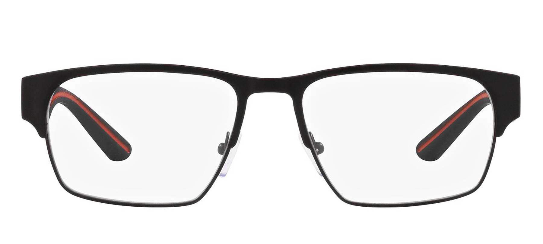 Armani Exchange AX1059 - Preto Fosco/Vermelho - 6000/56 -