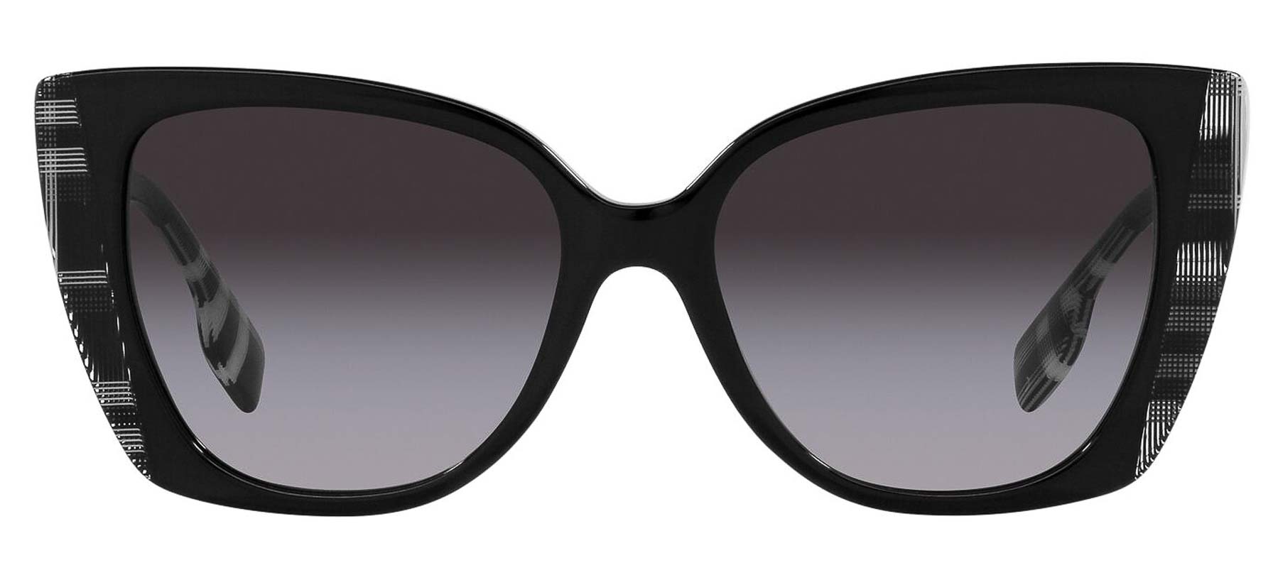 Burberry Meryl BE4393 - Preto/Estampado - 40518G/54 -