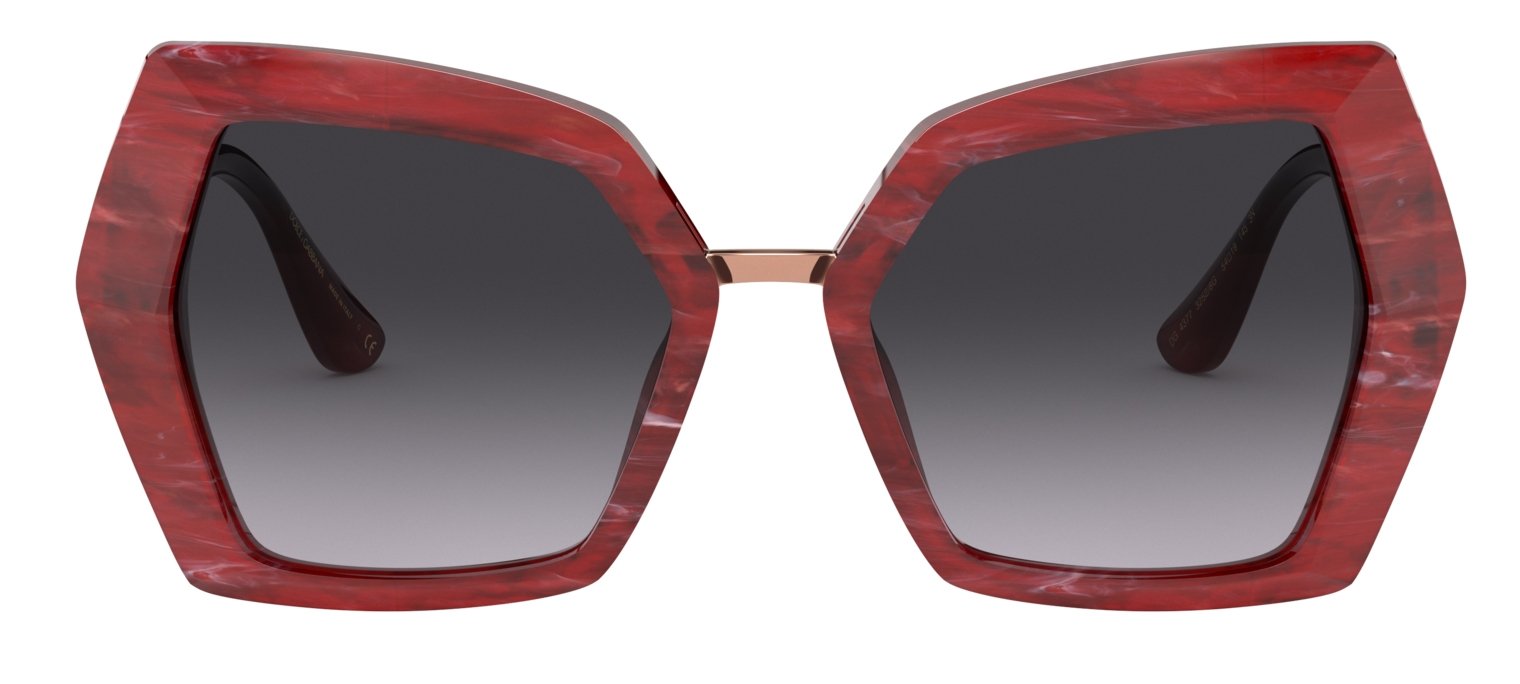 Dolce & Gabbana DG4377 - Vermelho Bordô - 32528G/54 -