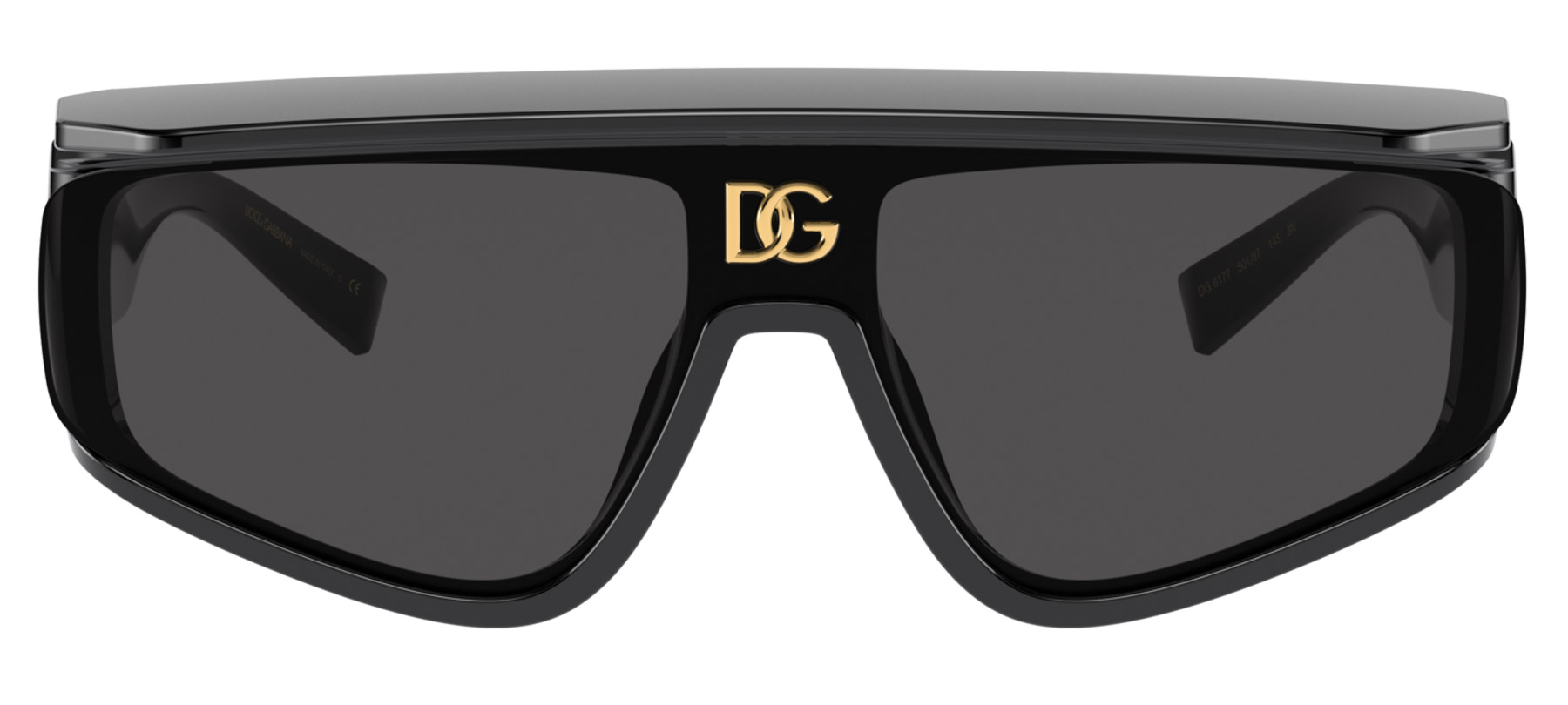 Dolce & Gabbana DG6177 - Preto/Dourado - 50187/46 -