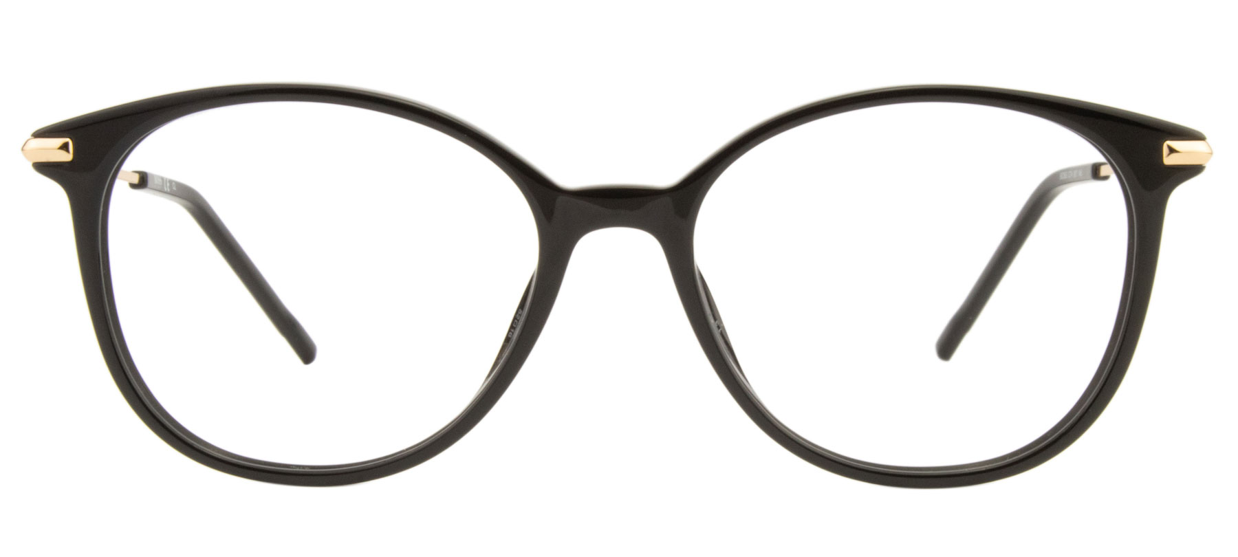 Hugo Boss 1274 - Preto/Dourado - 807/52 -