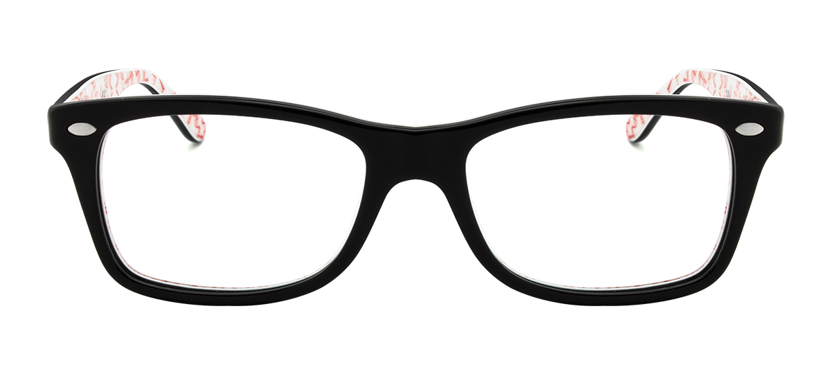 Ray-Ban RX5228 - Preto/Branco - 5014/55 -
