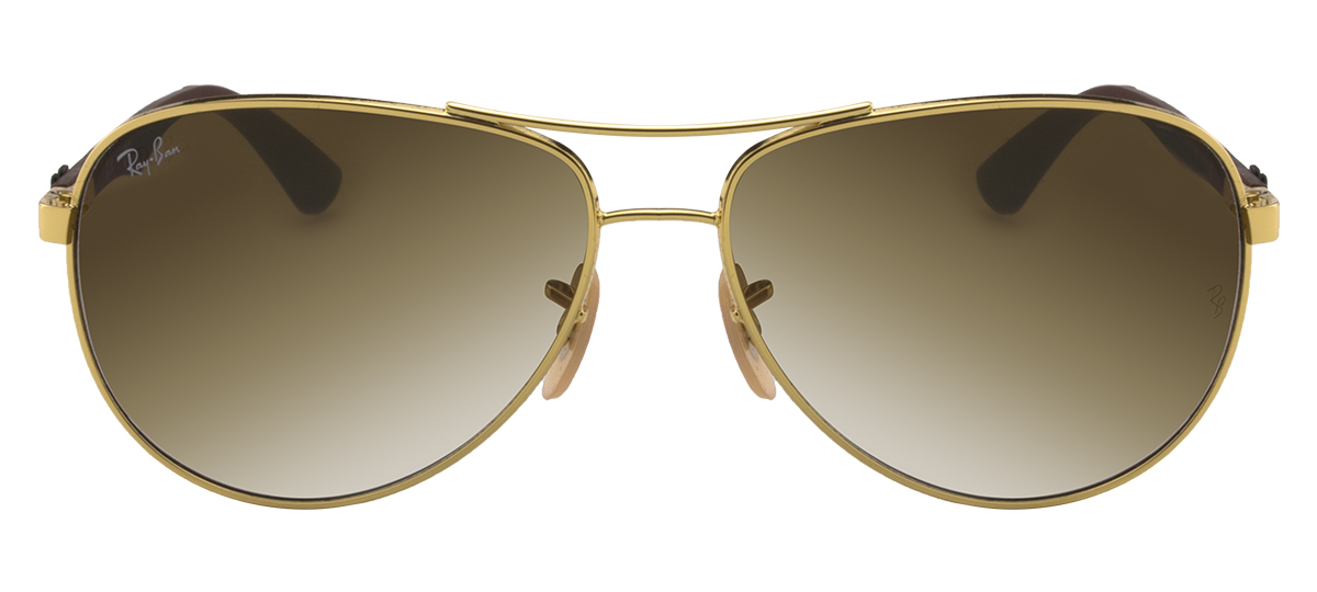 Ray-Ban Carbon Fibre Polarizado RB8313 - Preto/Prata - 002-K7/61 -
