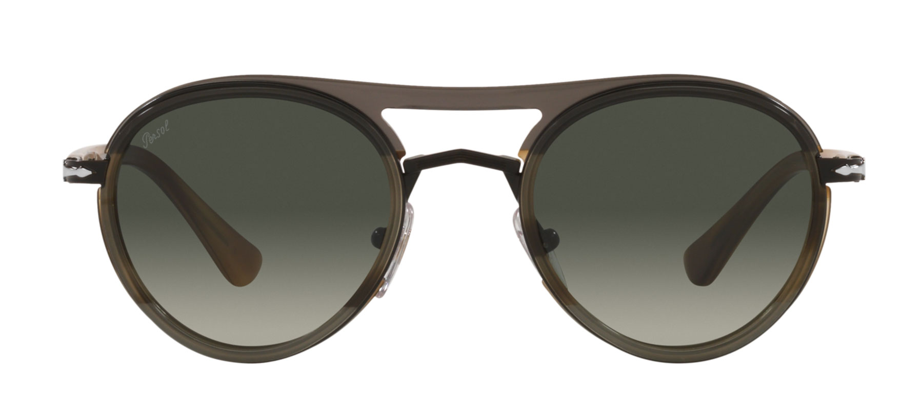 Persol PO2485S - Preto/Marrom - 114671/48 -