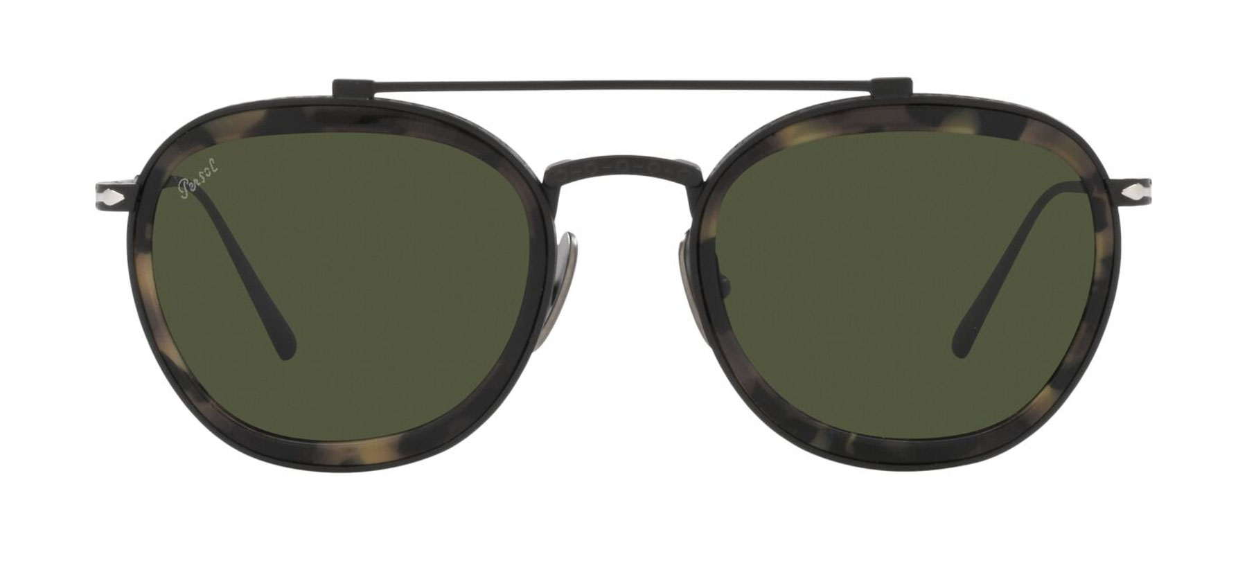 Persol PO5008ST Titanium - Preto/Camuflado Cinza - 801531/51 -