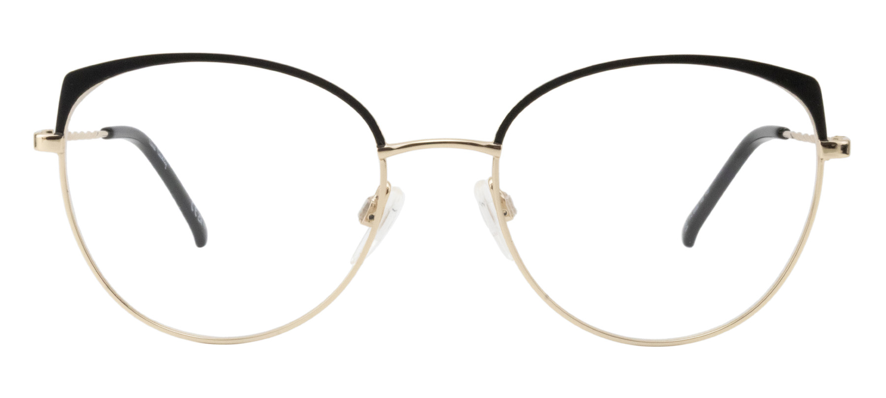 Pierre Cardin P.C. 8880 - Preto Fosco/Dourado - I46/54 -