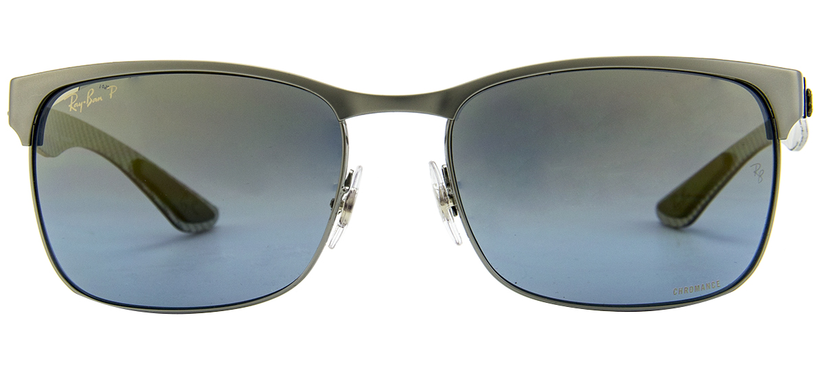 Ray-Ban Chromance RB8319CH - Preto - Polarizado - Espelhado Cinza - 186/5J/60 -