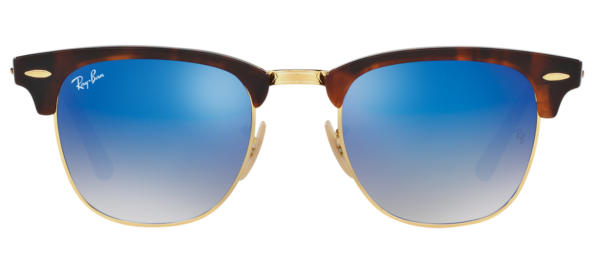 Ray-Ban Clubmaster RB3016 - Preto/Dourado - G15 - W0365/51 -