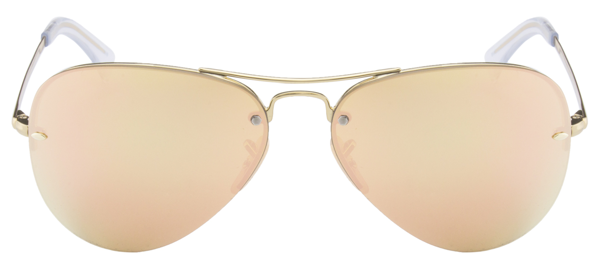 Ray-Ban RB3449 - Espelhado - Dourado - 001 - 2Y/59 -