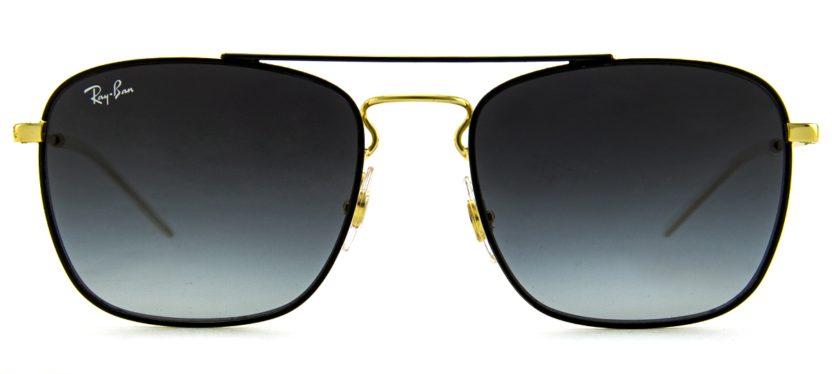 Ray-Ban RB3588 - Preto/Dourado - 90548G/55 -
