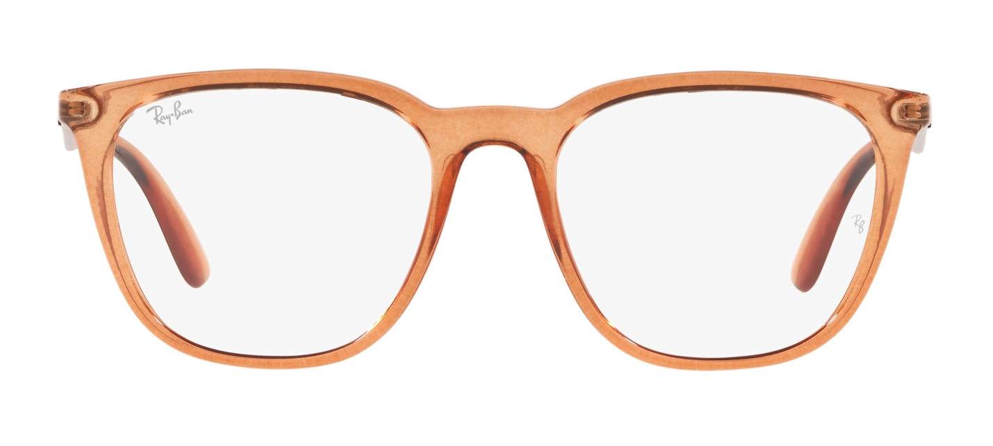 Ray-Ban RX7184L - Marrom Transparente - 8044/52 -