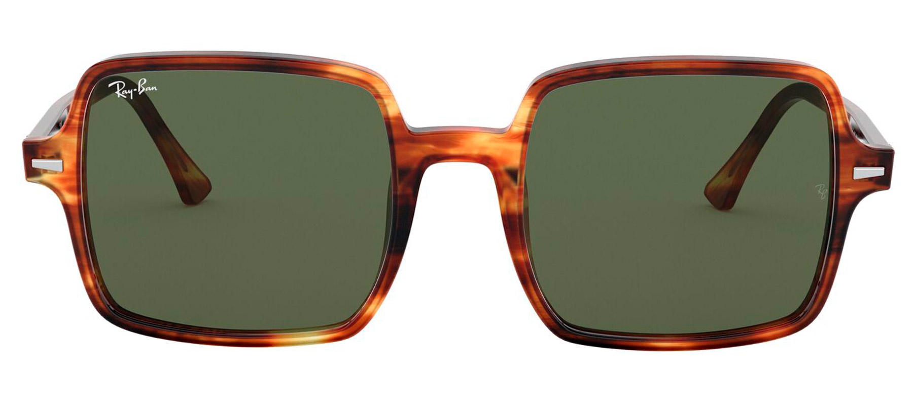 Ray-Ban Square II RB1973 - Marrom Transparente - 128151/53 -