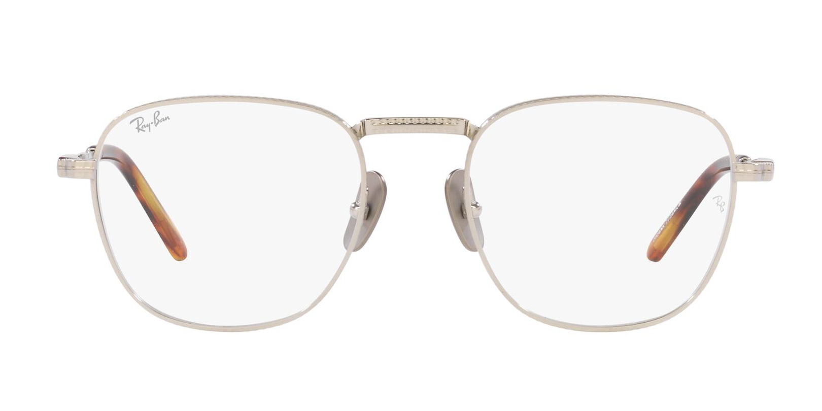 Ray-Ban Frank Titanium RX8258V - Prata - 1224/51 -