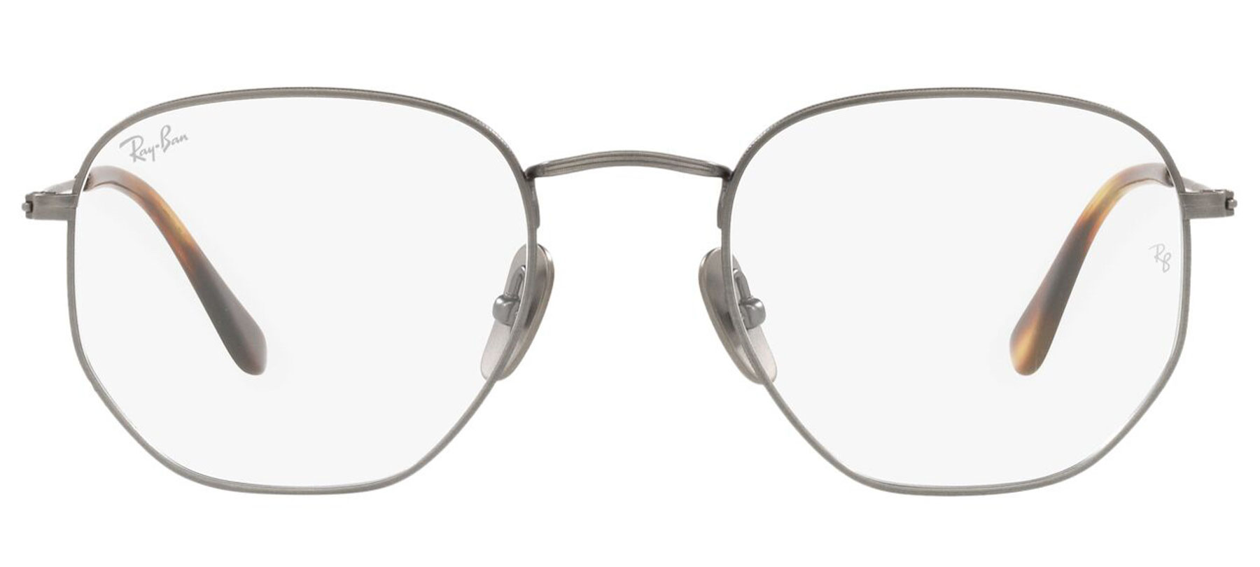 Ray-Ban Hexagonal Titanium RX8148V - Prata - 1224/54 -