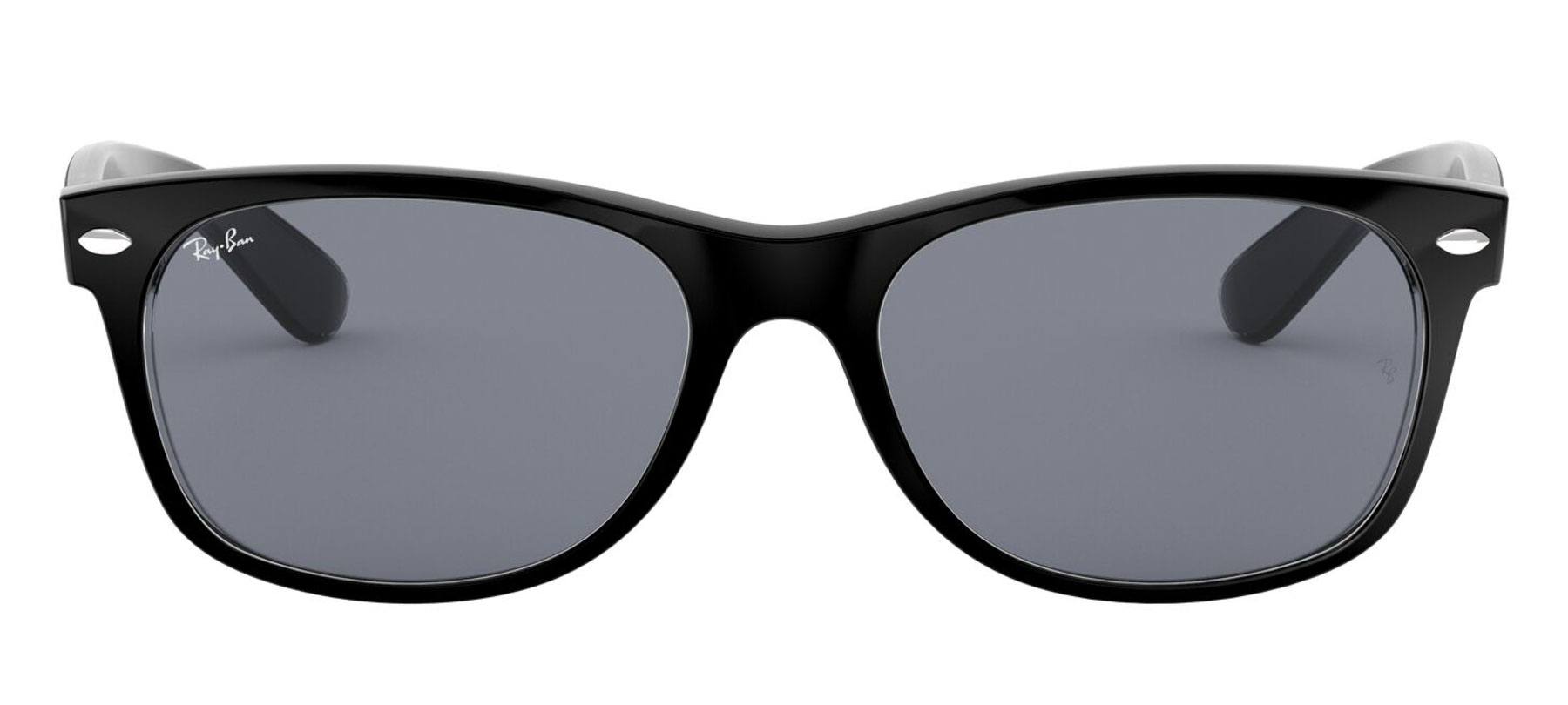 Ray-Ban New Wayfarer RB2132 - Preto/Prata - 6398Y5/55 -