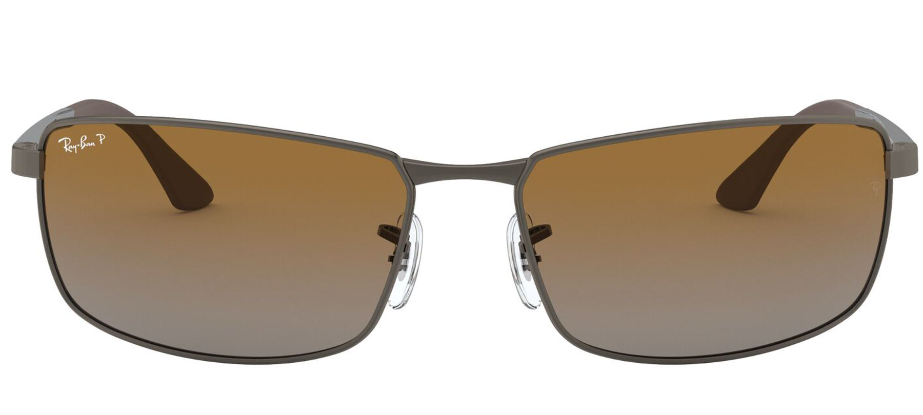 Ray-Ban RB3498 Polarizado - Marrom Metálico - 029-T5/64 -