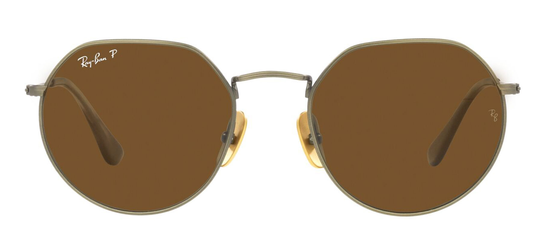 Ray-Ban JACK TITANIUM POLAR RB8165 - Prata/Tartaruga - 920757/53 -