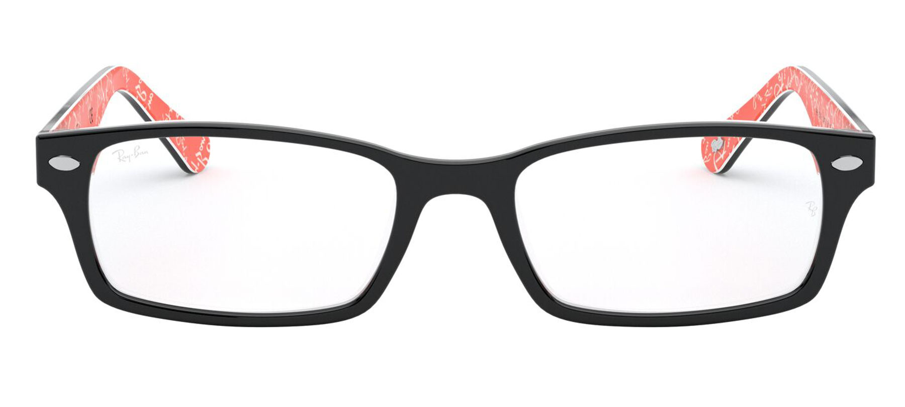 Ray-Ban RX5206 - Preto/Vermelho - 2479/52 -