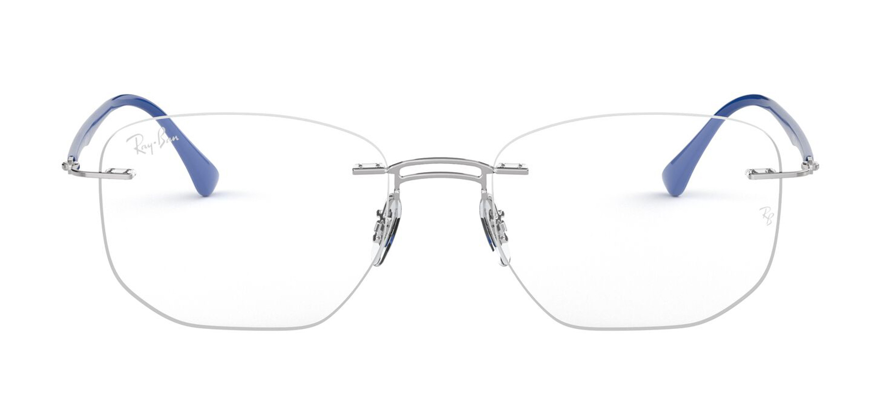 Ray-Ban RX8757 - Prata/Azul - 1193/53 -
