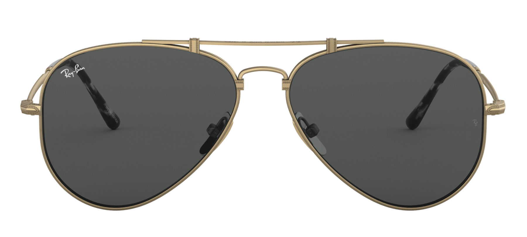 Ray-Ban AVIATOR TITANIUM RB8125 - Dourado/Tartaruga - 913757/58 -