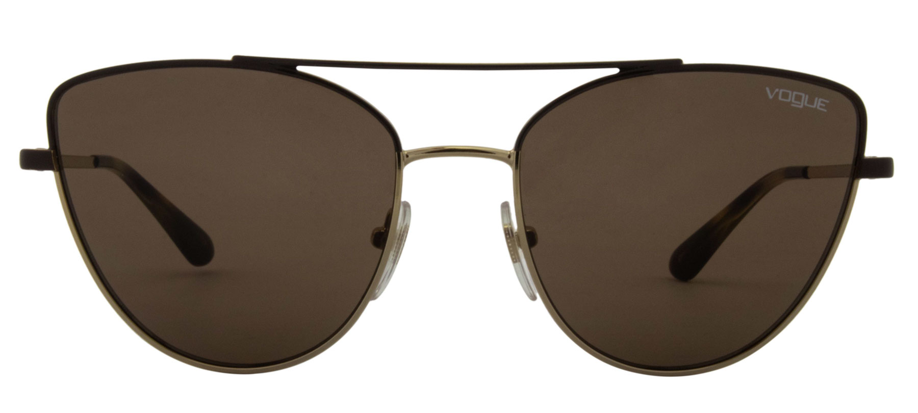 Vogue VO4130S - Marrom/ Dourado - 848/73/56 -