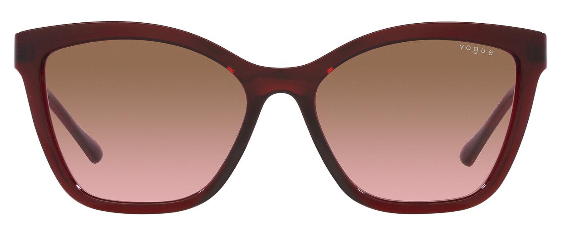 Vogue VO5504SL - Marrom/Dourado - 255113/57 -
